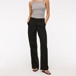 Abercrombie & Fitch Black Wide Leg Pants High-Waisted